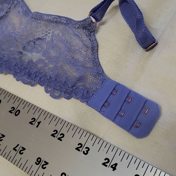 SAVAGE X FENTY Lingerie By Rihanna Violet Lace 32A Bra - Picture 6 of 7